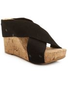 Lucky Brand Miller2 Platform Wedge Sandals - Lyst