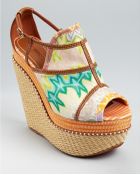 Missoni Wedges Peep Toe Platform - Lyst