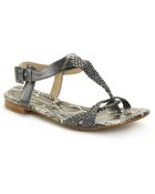 Enzo Angiolini Triton Flat Sandals - Lyst