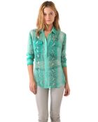 Equipment Signature Blouse - Lyst