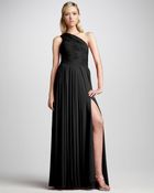 Halston Heritage One-shoulder Gown Black - Lyst