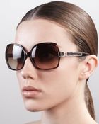 Roberto Cavalli Albizia Square Sunglasses - Lyst