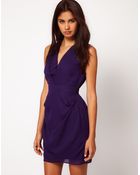 ASOS Collection Asos Petite Sleeveless Wrap Dress - Lyst