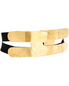 Asos Asos Wide Plate and Elastic Belt - Lyst