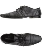 Dolce & Gabbana Laced Shoes - Lyst