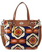Fossil Vintage Keyper Coated Canvas Tote - Lyst
