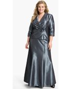 Alex Evenings Taffeta Jacket Skirt - Lyst