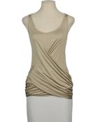 Burberry Sleeveless Top - Lyst