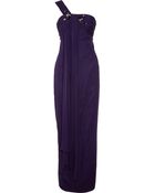 Notte By Marchesa Embellished Silkchiffon Gown - Lyst