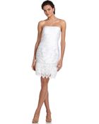 Js Collections Strapless Ruched Beaded Evening Dress - Lyst