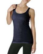 Michael Stars 2x1 Rib Boyfriend Tank - Lyst