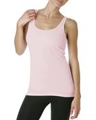 Michael Stars 2x1 Rib Boyfriend Tank - Lyst
