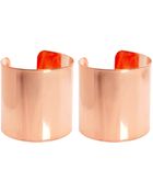 Asos Pack Of Two Smooth Double Cuffs - Lyst
