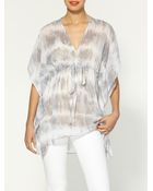 MICHAEL Michael Kors V-neck Kimono Top - Lyst