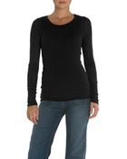 Michael Stars Poor Boy Long Sleeve Crew Neck Tee - Lyst