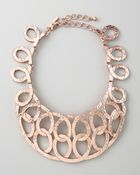 Oscar de la Renta Swirl Bib Necklace - Lyst
