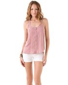 Splendid Polka Dot Tank - Lyst