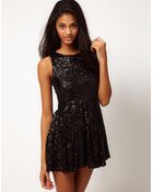 Tfnc Tfnc Sequin Prom Dress - Lyst
