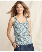 Tommy Hilfiger Sleeveless Printed Cotton Tank Top - Lyst
