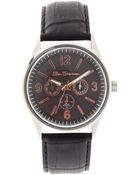 Ben Sherman Black Chronograph Strap Watch - Lyst