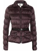 Burberry Belted Hooded Padded Shell Jacket - Lyst
