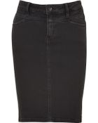 Closed Used Dark Grey Pencil Star Jean Skirt - Lyst