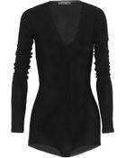 Donna Karan New York Fineknit Bodysuit - Lyst