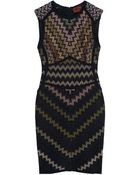 Missoni Zig Zag Knee Length Dress - Lyst
