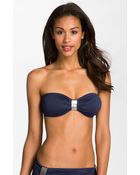 MICHAEL Michael Kors Hammered Hardware Bikini Top - Lyst