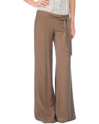 Splendid Wide Leg Tie Belt Pant - Lyst