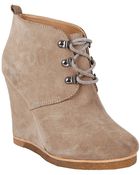 Steve Madden Tangoo Wedge Booties - Lyst