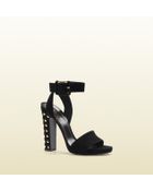 Gucci Madison Stud High Heel Platform Sandal - Lyst