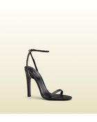 Gucci Crystalstrap High Heel Sandal - Lyst