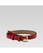 Gucci Belt with Square Buckle - Lyst