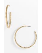 John Hardy Bedeg Large Hoop Earrings - Lyst