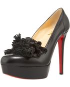 Christian Louboutin Tasseled Platform Pump - Lyst