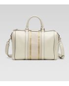Gucci Vintage Web Medium Boston Bag - Lyst