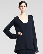 Donna Karan New York Oversized Vneck Tunic - Lyst