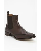 Prada Wingtip Chelsea Boot - Lyst