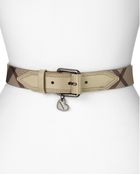 Burberry Smoked Check Lovitt Belt - Lyst