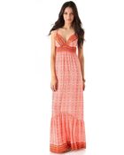 Twelfth Street Cynthia Vincent Empire Maxi Dress - Lyst