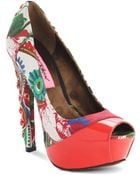Betsey Johnson Vollume Platform Pumps - Lyst