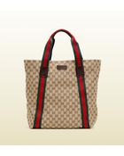 Gucci Original Gg Canvas Tote - Lyst