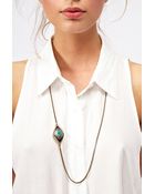 Nasty Gal Evil Eye Necklace - Lyst