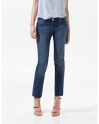 Zara Cropped Light Wash Z Jeans - Lyst