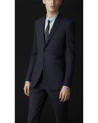 Burberry Prorsum Skinny Fit Wool Pinstripe Jacket - Lyst