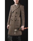Burberry Prorsum Wool Tailored Chesterfield Coat - Lyst