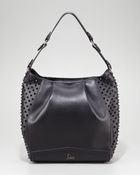 Christian Louboutin Justine Spike Hobo - Lyst