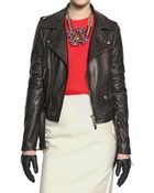 DSquared² Biker Nappa Leather Jacket - Lyst