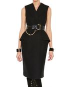 McQ by Alexander McQueen Structured Wool Coat Style Dress - Lyst
